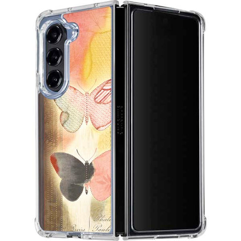Haiku Butterfly Galaxy Z Fold5 5G Clear Case