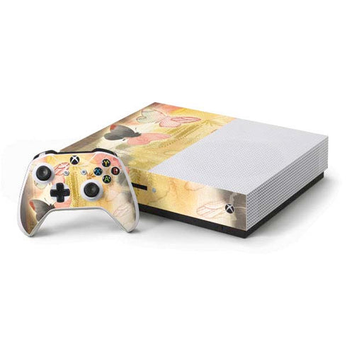 Haiku Butterfly Xbox One S Console and Controller Bundle Skin