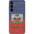 Haiti Flag Dark Wood Galaxy A36 5G Skin