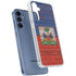 Haiti Flag Dark Wood Galaxy A55 5G Clear Case