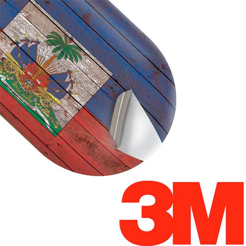 Haiti Flag Dark Wood Galaxy Buds Plus Skin