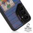 Haiti Flag Dark Wood Galaxy S24 FE Kickstand Case