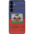 Haiti Flag Dark Wood Galaxy S24 Plus Skin
