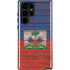 Haiti Flag Dark Wood Galaxy Cases