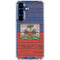 Haiti Flag Dark Wood Galaxy S25 Plus Clear Case