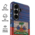 Haiti Flag Dark Wood Galaxy S26 Plus Impact Case