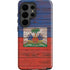 Haiti Flag Dark Wood Galaxy S26 Ultra Impact Case