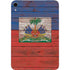 Haiti Flag Dark Wood Apple iPad Mini Skin
