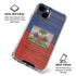 Haiti Flag Dark Wood iPhone 15 Clear Case