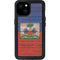 Haiti Flag Dark Wood iPhone 15 Plus Waterproof Case
