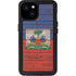 Haiti Flag Dark Wood iPhone 15 Plus Waterproof Case
