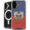 Haiti Flag Dark Wood iPhone 16 Plus MagSafe Case
