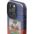 Haiti Flag Dark Wood iPhone 16 Pro Impact Case