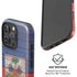 Haiti Flag Dark Wood iPhone 16 Pro Magsafe Impact Case