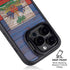 Haiti Flag Dark Wood iPhone 16 Pro Max Kickstand Case