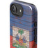 Haiti Flag Dark Wood iPhone 16e Impact Case