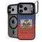Haiti Flag Dark Wood iPhone 18 Pro Kickstand Case