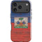 Haiti Flag Dark Wood iPhone 18 Pro Max Impact Case