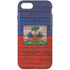 Haiti Flag Dark Wood iPhone Cases