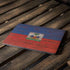 Haiti Flag Dark Wood Apple MacBook Air Skin