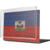 Haiti Flag Dark Wood MacBook Pro 14in (2021-24) Case plus Skin