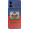 Haiti Flag Dark Wood Moto G Play 4G (2024) Skin