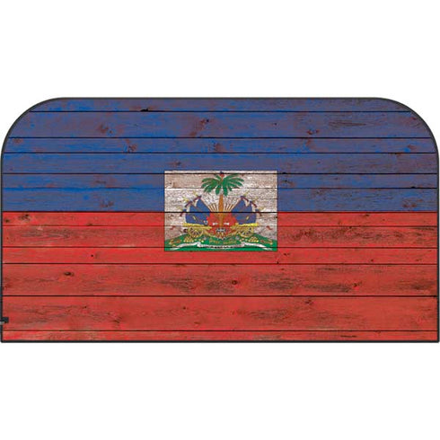 Haiti Flag Dark Wood Nintendo Switch 2 (2025) with Joy-Con Skin