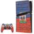 Haiti Flag Dark Wood PlayStation PS5 Skins