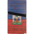 Haiti Flag Dark Wood PS5 Pro Bundle Skin