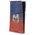 Haiti Flag Dark Wood PS5 Slim Digital Edition Console Skin