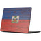 Haiti Flag Dark Wood Surface Laptop 7 13.8in Skin