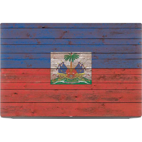 Haiti Flag Dark Wood Dell XPS Skin
