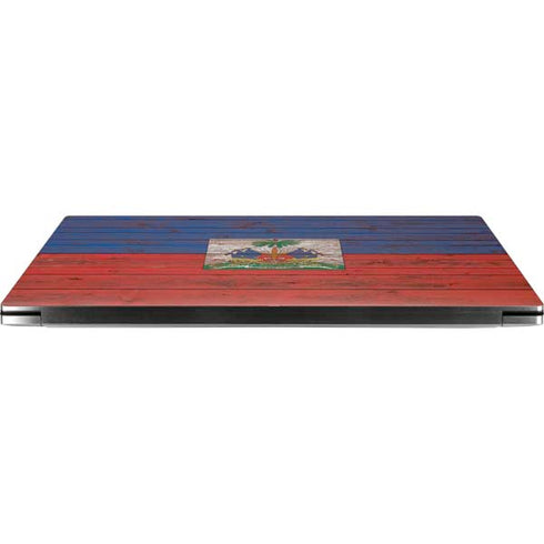 Haiti Flag Dark Wood Dell XPS Skin