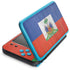 Haiti Flag Distressed Nintendo Skins