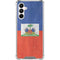 Haiti Flag Distressed Galaxy A16 5G Clear Case