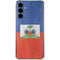 Haiti Flag Distressed Galaxy A55 5G Clear Case