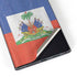 Haiti Flag Distressed Galaxy Skins
