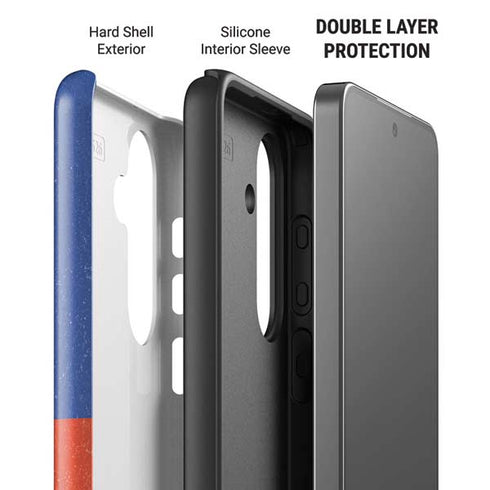 Haiti Flag Distressed Galaxy S26 Plus Impact Case