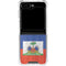Haiti Flag Distressed Galaxy Z Flip6 Clear Case