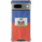 Haiti Flag Distressed Google Pixel 8a Clear Case