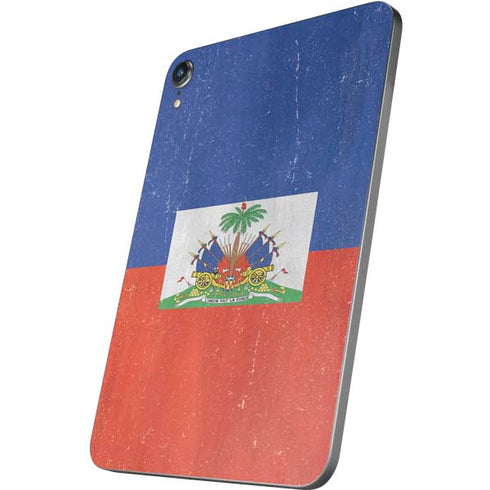 Haiti Flag Distressed Apple iPad Mini Skin