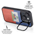 Haiti Flag Distressed iPhone 13 Kickstand Case