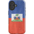 Haiti Flag Distressed iPhone 16 Plus Impact Case