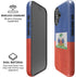 Haiti Flag Distressed iPhone 16 Plus Magsafe Impact Case