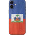 Haiti Flag Distressed iPhone 16 Plus Skin