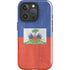 Haiti Flag Distressed iPhone 16 Pro Impact Case