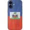 Haiti Flag Distressed iPhone 16 Skin