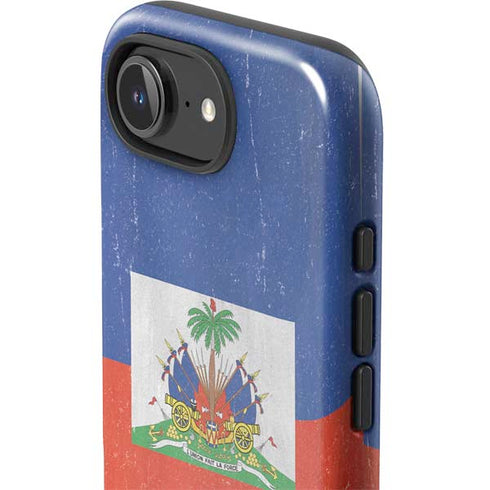 Haiti Flag Distressed iPhone 16e Impact Case