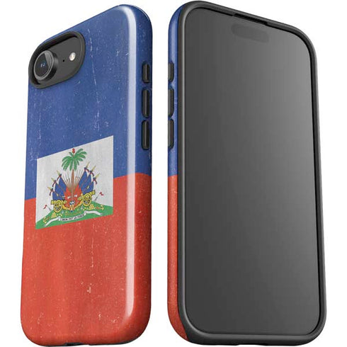 Haiti Flag Distressed iPhone 16e Impact Case