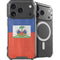 Haiti Flag Distressed iPhone 18 Pro MagSafe Case